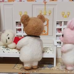 羊毛フェルト 看護師のうさぎちゃんの画像