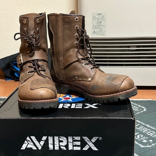 AVIREX  YAMATO ブーツ　クレイジーホース　25センチ