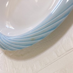 食器　ピンク　水色　の画像