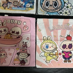 107🐰LABUBUラブブ。マチなしトートバッグ1つ¥800の画像