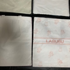 107🐰LABUBUラブブ。マチなしトートバッグ1つ¥800の画像