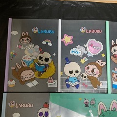 108🐰LABUBUラブブ。クリアファイル1つ¥150の画像