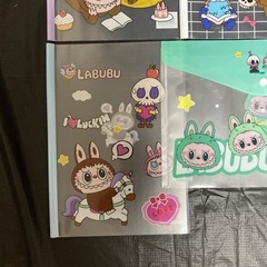 108🐰LABUBUラブブ。クリアファイル1つ¥150の画像