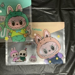 108🐰LABUBUラブブ。クリアファイル1つ¥150の画像