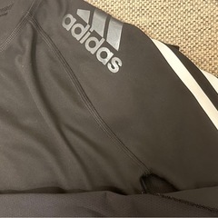 【三軒茶屋で引き渡し】【adidas Oサイズ】ALPHASKIN 長袖シャツ ブラックの画像