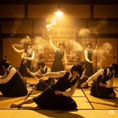 あわじしま線香ダンス。お香好き人