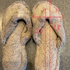 サンダル風　スリッパ　フリーサイズの画像