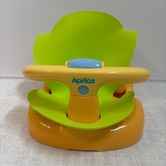 Aprica(アップリカ) バスチェアー 新生児から はじめてのお風呂から使えるバスチェア YE 91593 イエローの画像