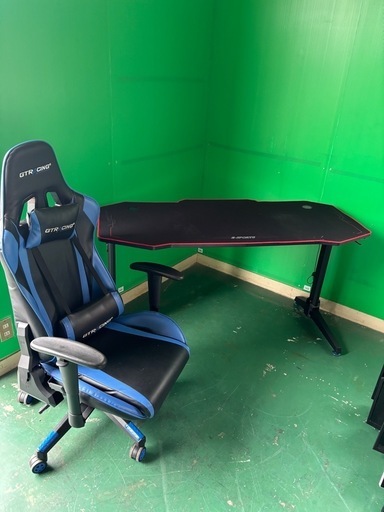 ゲーミングデスク マット チェア 3点セット