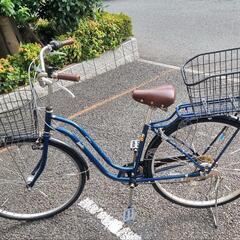 🔰自転車オ-トライト6速シマノ前後ろカゴ付きの画像