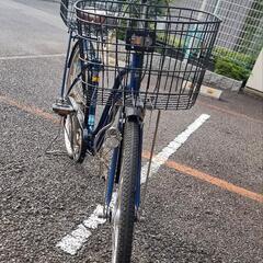 🔰自転車オ-トライト6速シマノ前後ろカゴ付きの画像