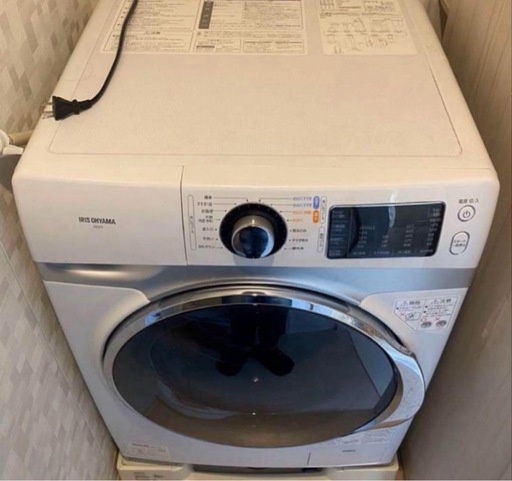 ※今週金曜までの引取※アイリスオーヤマ　ドラム式洗濯機　HD71-W/S 2019製