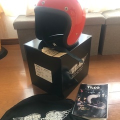 ジェットヘルメット　TT＆CO 500TX オレンジ サイズL/...