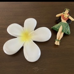 プルメリア 陶器 置物　オブジェの画像
