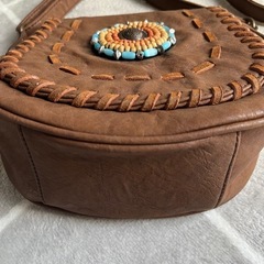 【美品】アジアンテイストショルダーバッグの画像