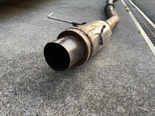 er34 スカイライン　マフラー　砲弾