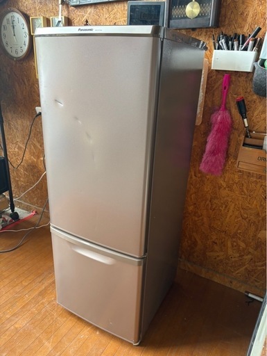 H2201 Panasonic  2017年　168L 2ドア冷蔵庫　正面傷あり