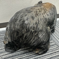 【差し上げます】木彫　熊の画像