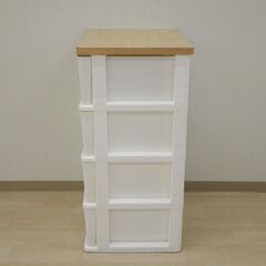 木目調天板チェスト4段【小金井市民限定】（小金井市再生家具）品番：08-04-19 ※新規優先の画像