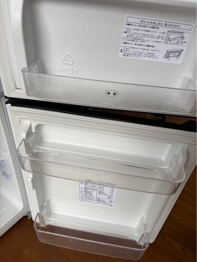H2204 Hisense  ハイセンス　2019年　93L 2ドア（小）　冷蔵庫　　