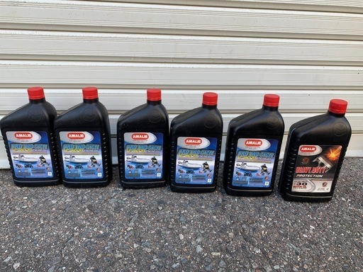 AMALIEアマリー2サイクルオイル5本セットエンジンオイルおまけ付きビンテージベスパ