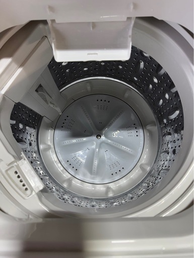 H2206 YAMADA ヤマダ電機　縦型洗濯機　4.5kg 2019年　　正面剥がれあり