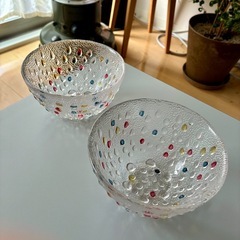 ダンスク フルーツボウル 13cm ガラスの画像