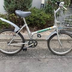 折りたたみ自転車の画像