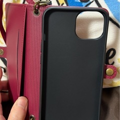 新品未使用 おまけ付き iPhone14 スマホケース ショルダー 手帳型 財布 大収納の画像
