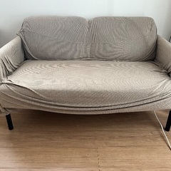 IKEA／2人がけソファ／GLOSTAD／グロスタード※9月1日まで出品の画像