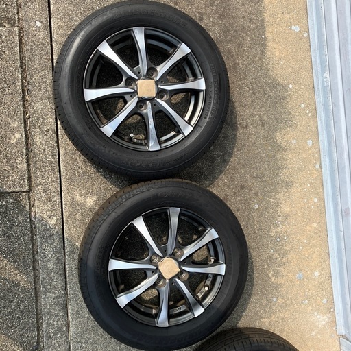 軽四アルミホイール付きタイヤ