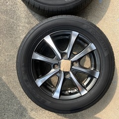 軽四アルミホイール付きタイヤ
の画像