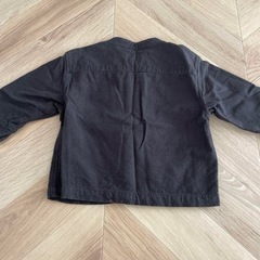 90cm 無印良品ノーカラーシャツの画像