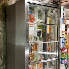 業務用　ショーケース冷蔵庫　室外機付きの画像