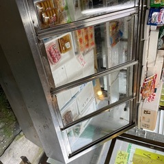業務用　ショーケース冷蔵庫　室外機付きの画像