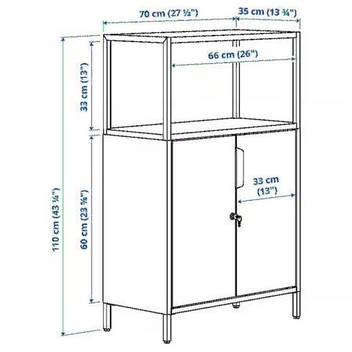 期間限定】IKEA TROTTEN トロッテン キャビネットオフィス棚ラック収納