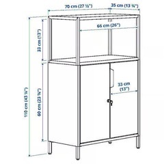 【期間限定】IKEA TROTTEN トロッテン キャビネット　オフィス　棚　ラック　収納  の画像