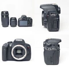 【全国送料無料】 Canon EOS Kiss X7i✨ カメラバッグ付き✨超望遠 ダブルレンズセット スマホ転送OK ズームセット✨ 届いたらすぐに使えます✨ キヤノン キャノンの画像