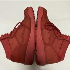 VANS ハイカット スニーカー バッシュ レッド 27cmの画像