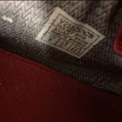 VANS ハイカット スニーカー バッシュ レッド 27cmの画像