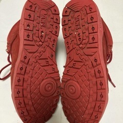VANS ハイカット スニーカー バッシュ レッド 27cmの画像