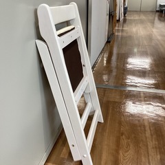 折)イス(白)【町田市再生家具】0825の画像