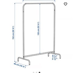 IKEA ハンガーラック(差し上げます)の画像