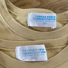 トーマスタウン　Tシャツ　ペア　リンク　兄弟　120cm 100cmの画像