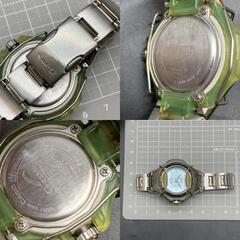 Z276不動 CASIO MSG-602 G~ms BABY-G ベイビージー　アナログ時計 カシオ Gショック　シルバーブルー系　　中古の画像