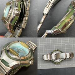 Z276不動 CASIO MSG-602 G~ms BABY-G ベイビージー　アナログ時計 カシオ Gショック　シルバーブルー系　　中古の画像
