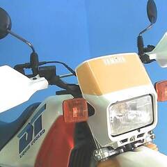 YAMAHA DT200R-1 白/赤 エンジン始動確認 自賠責保険で乗れます 半額配送キャンペーン 限定 現状渡し諸経費￥0 横浜 P-Yardの画像
