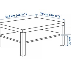 IKEA テーブル　ローテーブル　
の画像