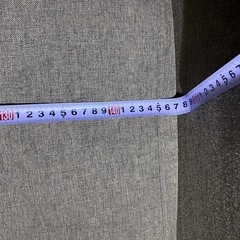 引き取り希望☆ ニトリベージュ ソファ クッション付きの画像