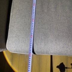 引き取り希望☆ ニトリベージュ ソファ クッション付きの画像